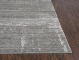 Baum Abstract Gray Large Area Rugs For Living Room Area Rugs LOOMLAN By LOOMLAN