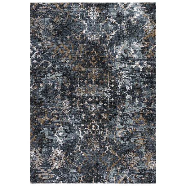 Bawa Distressed Charcoal Large Area Rugs For Living Room Area Rugs LOOMLAN By LOOMLAN