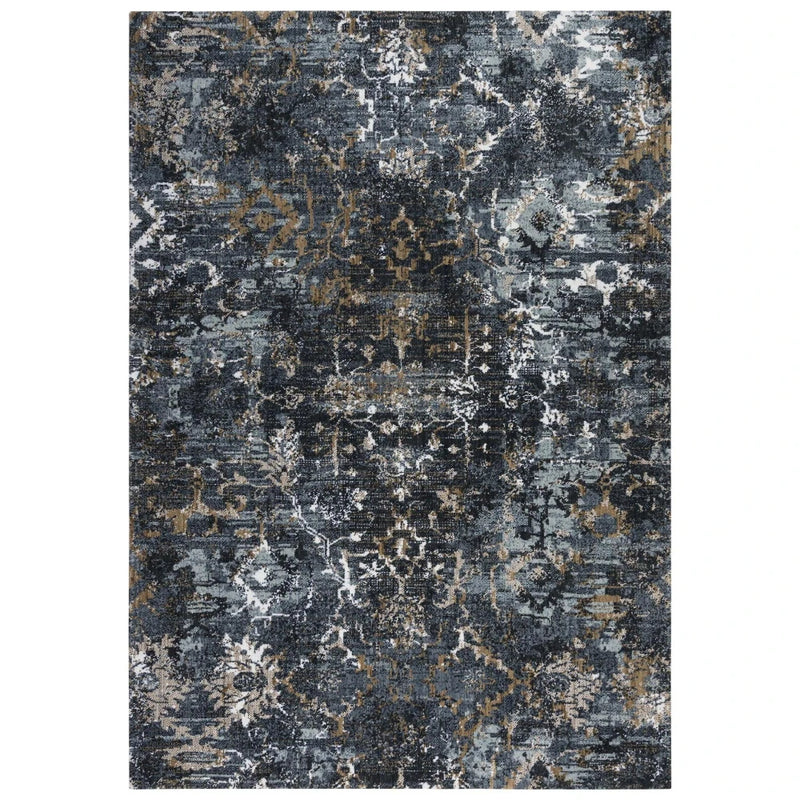 Bawa Distressed Charcoal Large Area Rugs For Living Room Area Rugs LOOMLAN By LOOMLAN