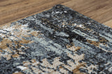 Bawa Distressed Charcoal Large Area Rugs For Living Room Area Rugs LOOMLAN By LOOMLAN
