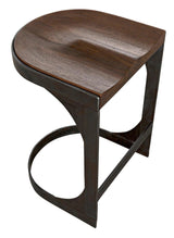 Baxter Wood and Steel Counter Stool Counter Stools LOOMLAN By Noir