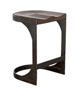 Baxter Wood and Steel Counter Stool Counter Stools LOOMLAN By Noir