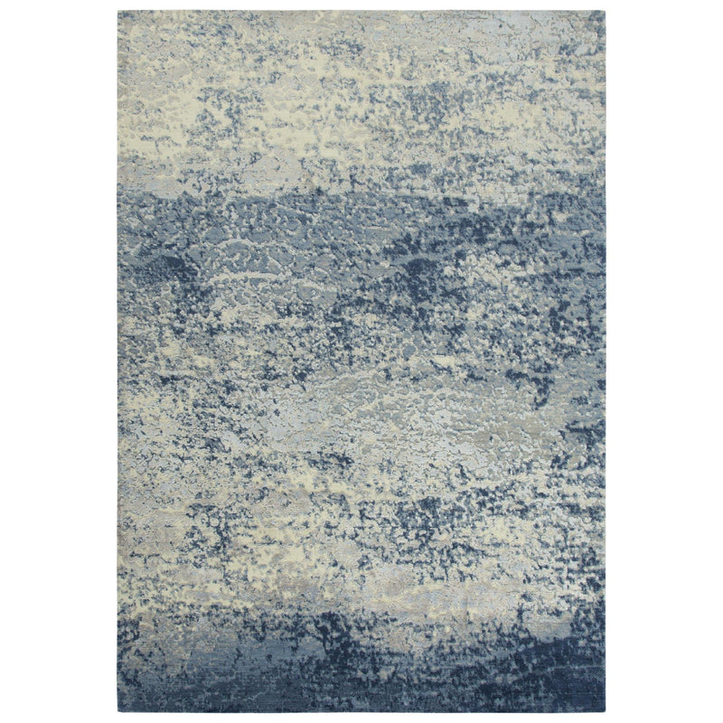Baxy Abstract Blue Large Area Rugs For Living Room Area Rugs LOOMLAN By LOOMLAN