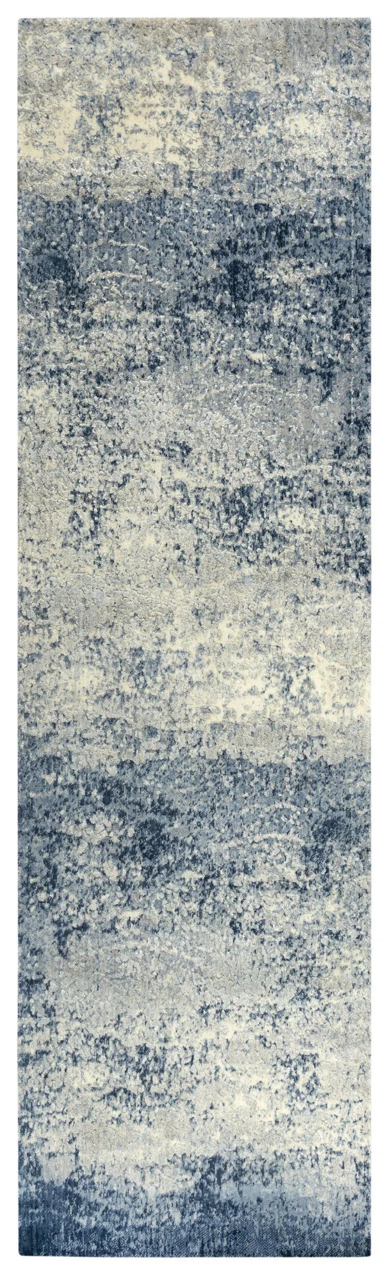 Baxy Abstract Blue Large Area Rugs For Living Room Area Rugs LOOMLAN By LOOMLAN