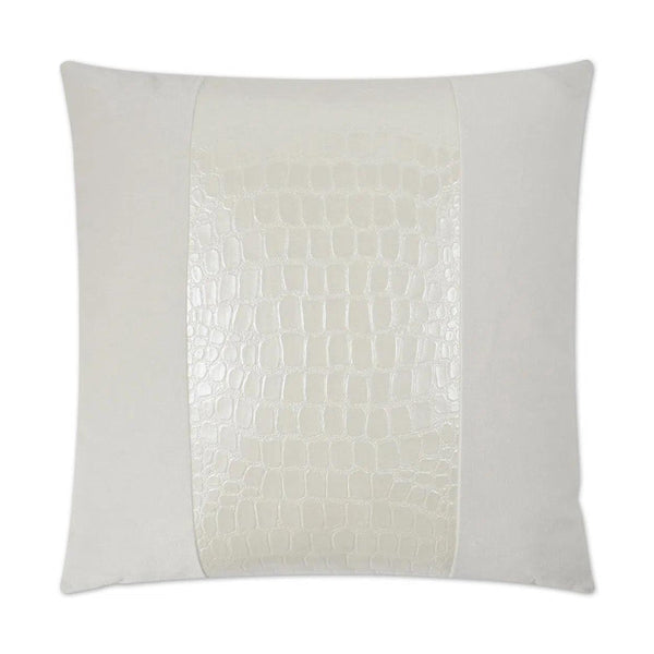 Bayou Ivory Throw Pillow With Insert Throw Pillows LOOMLAN By D.V. Kap