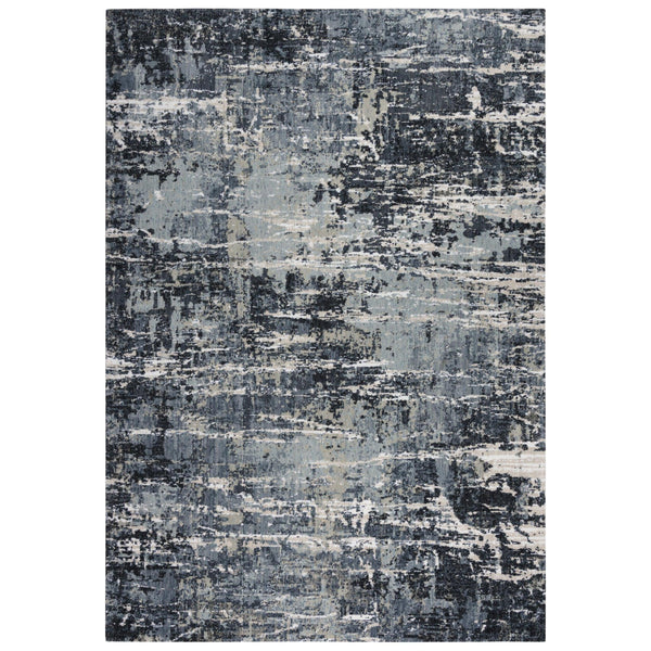 Bays Abstract Gray Large Area Rugs For Living Room Area Rugs LOOMLAN By LOOMLAN