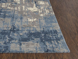 Baze Abstract Blue Large Area Rugs For Living Room Area Rugs LOOMLAN By LOOMLAN