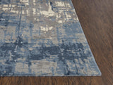 Baze Abstract Blue Large Area Rugs For Living Room Area Rugs LOOMLAN By LOOMLAN