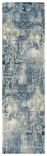 Baze Abstract Blue Large Area Rugs For Living Room Area Rugs LOOMLAN By LOOMLAN