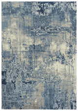 Baze Abstract Blue Large Area Rugs For Living Room Area Rugs LOOMLAN By LOOMLAN