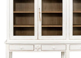 Beacon Hill Display Case White Slim Cabinet With Glass Doors Buffets & Curios LOOMLAN By Sarreid