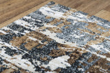 Beal Abstract Brown Large Area Rugs For Living Room Area Rugs LOOMLAN By LOOMLAN