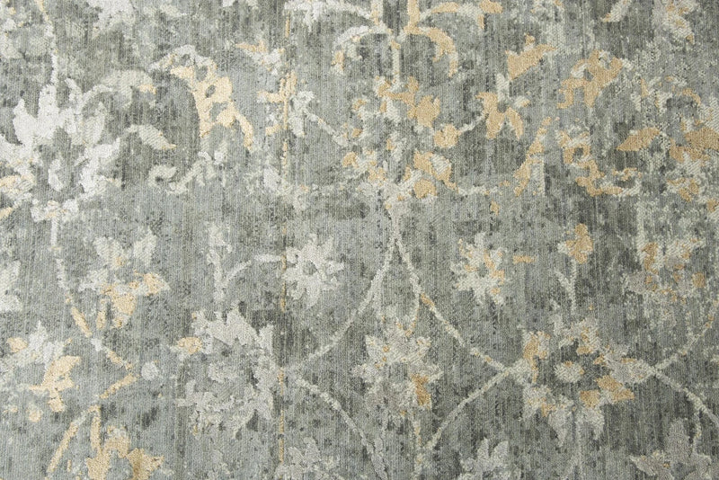 Beau Floral Gray Large Area Rugs For Living Room Area Rugs LOOMLAN By LOOMLAN