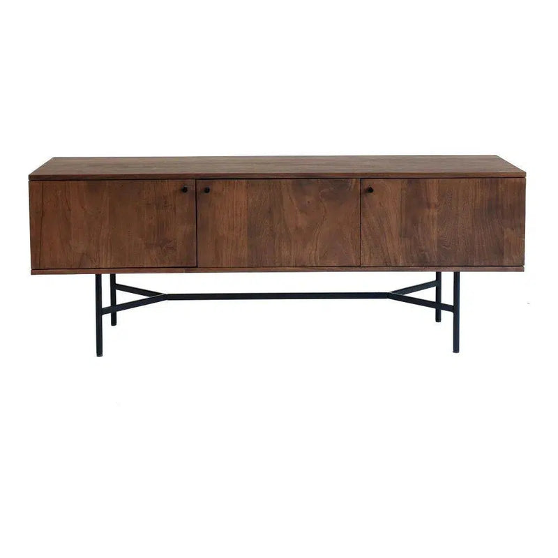 Beck Mid-Century Modern Wood Media Sideboard TV Stand TV Stands & Media Centers LOOMLAN By Moe's Home