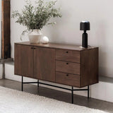 Beck Modern Solid Acacia Wood Sideboard for Dining Room Sideboards LOOMLAN By Moe's Home