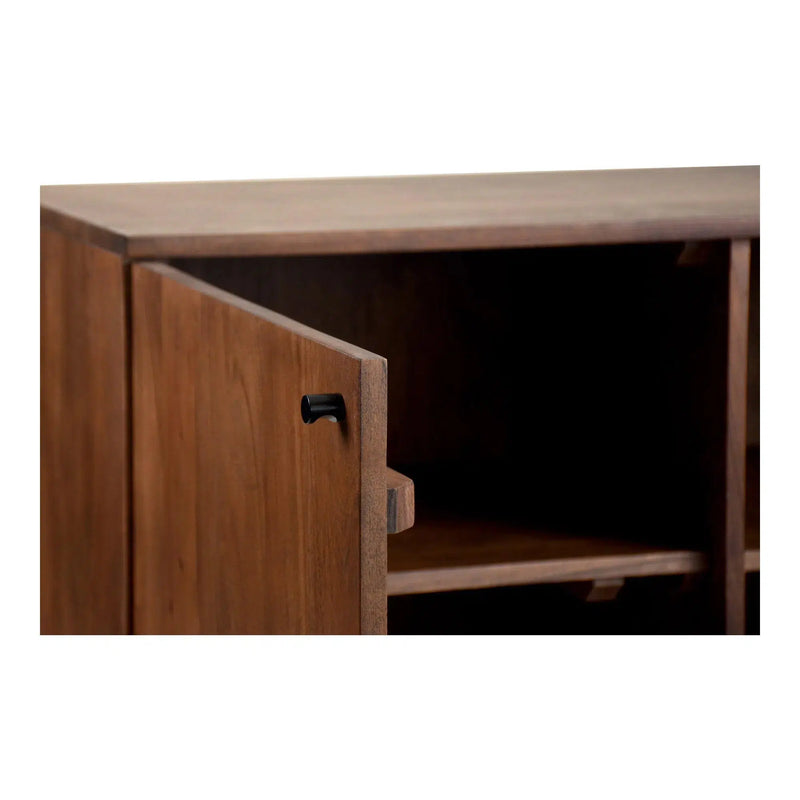 Beck Modern Solid Acacia Wood Sideboard for Dining Room Sideboards LOOMLAN By Moe's Home