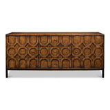 Becket Sideboard Brown Buffet for Dining Room Sideboards LOOMLAN By Sarreid