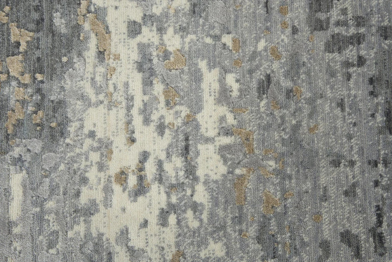 Bedo Abstract Gray Large Area Rugs For Living Room Area Rugs LOOMLAN By LOOMLAN