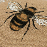 Bee Brown Lumbar Pillow With Insert Throw Pillows LOOMLAN By LOOMLAN