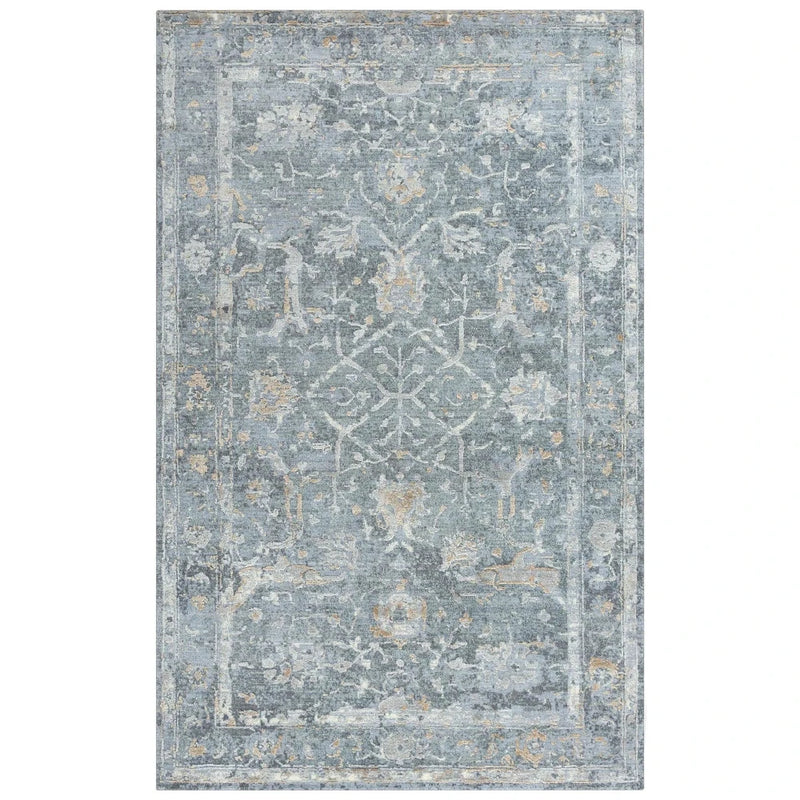 Bega Border Gray Large Area Rugs For Living Room Area Rugs LOOMLAN By LOOMLAN