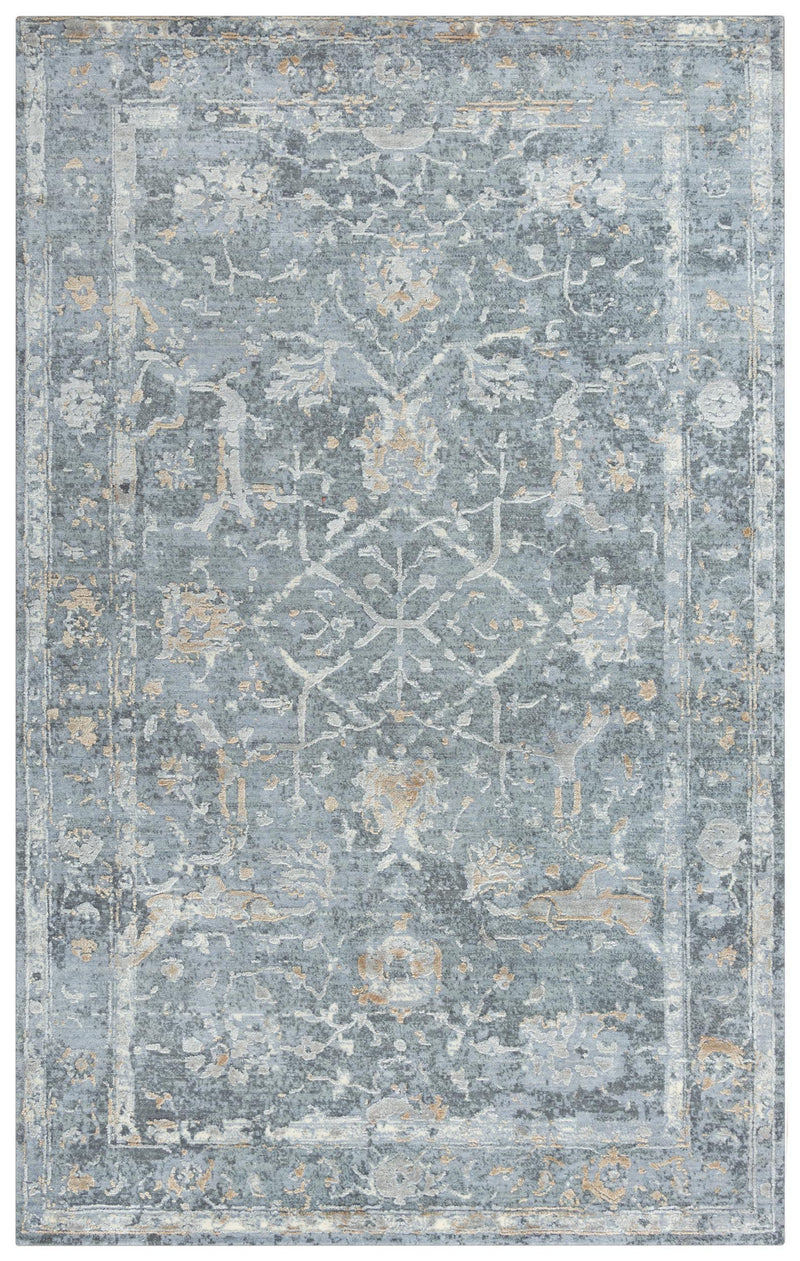 Bega Border Gray Large Area Rugs For Living Room Area Rugs LOOMLAN By LOOMLAN