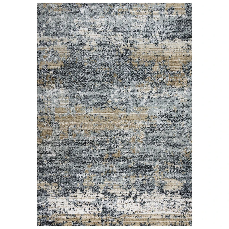 Begg Abstract Gray Large Area Rugs For Living Room Area Rugs LOOMLAN By LOOMLAN