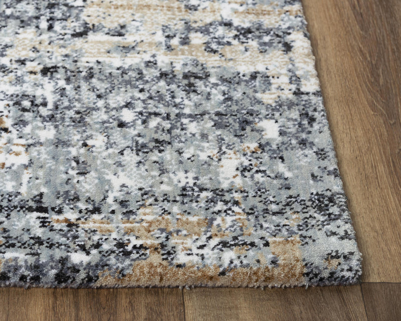 Begg Abstract Gray Large Area Rugs For Living Room Area Rugs LOOMLAN By LOOMLAN