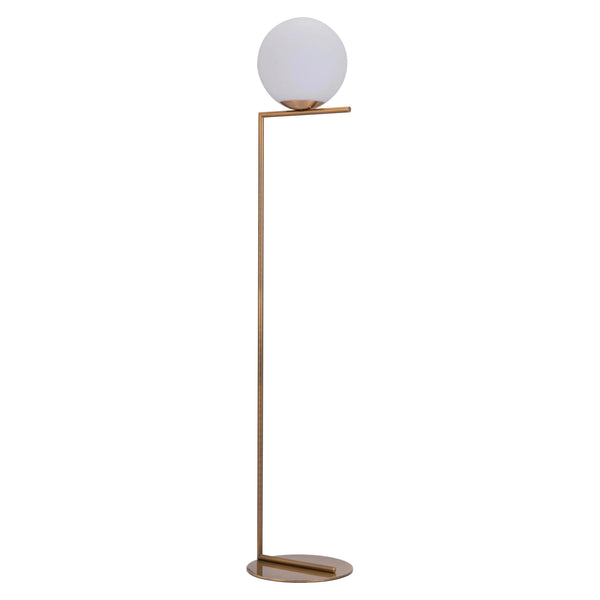 Belair Floor Lamp Brass Floor Lamps LOOMLAN By Zuo Modern