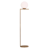 Belair Floor Lamp Brass Floor Lamps LOOMLAN By Zuo Modern