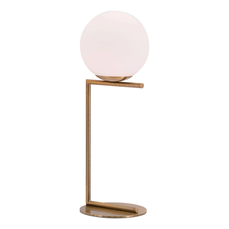 Belair Table Lamp Brass Table Lamps LOOMLAN By Zuo Modern