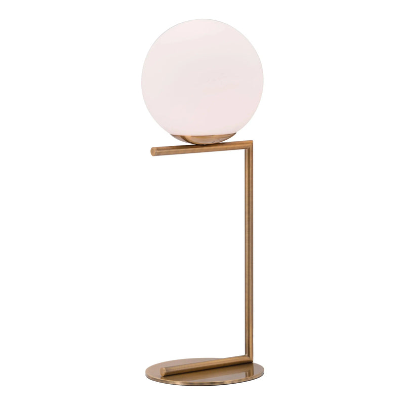 Belair Table Lamp Brass Table Lamps LOOMLAN By Zuo Modern