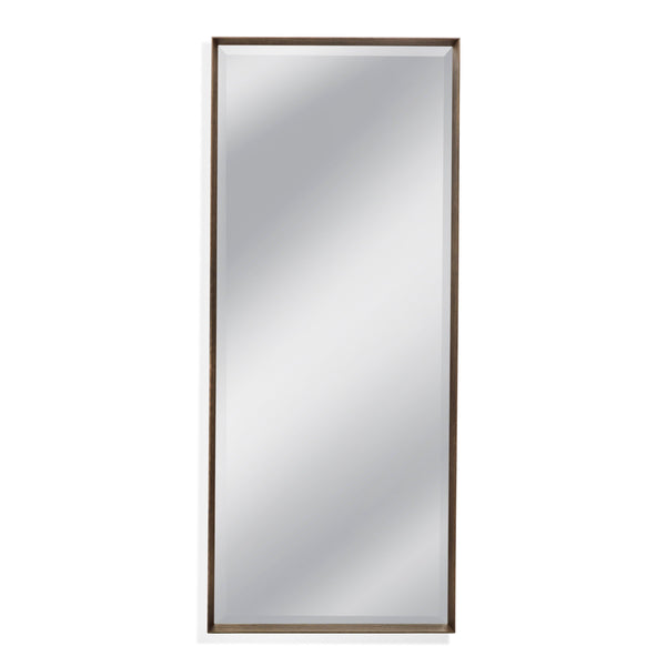 Belden Wood Brown Vertical Floor Mirror Floor Mirrors LOOMLAN By Bassett Mirror