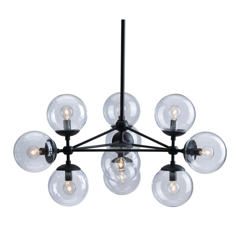 Belfast Ceiling Lamp Black Pendants LOOMLAN By Zuo Modern