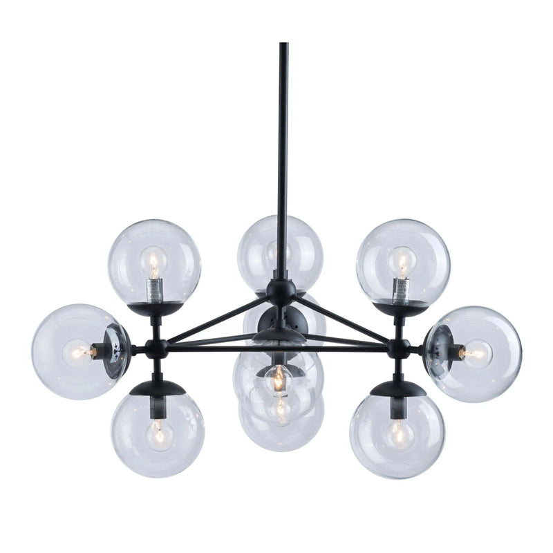 Belfast Ceiling Lamp Black Pendants LOOMLAN By Zuo Modern