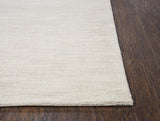 Bell Solid Ivory Large Area Rugs For Living Room Area Rugs LOOMLAN By LOOMLAN