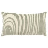 Bella Abstract lInes Large Lumbar Pillow With Insert Throw Pillows LOOMLAN By LOOMLAN