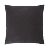 Bella Black Throw Pillow With Insert Throw Pillows LOOMLAN By D.V. Kap