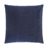 Bella Dark Blue Throw Pillow With Insert Throw Pillows LOOMLAN By D.V. Kap