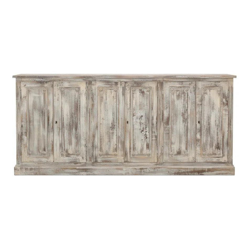 Bellagio Sideboard 96" Grey Oak Sideboards LOOMLAN By Sarreid