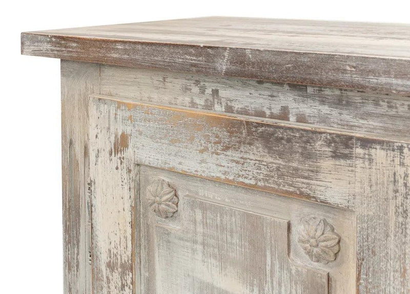 Bellagio Sideboard 96" Grey Oak Sideboards LOOMLAN By Sarreid