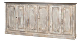 Bellagio Sideboard 96" Grey Oak Stn Grey Sideboards LOOMLAN By Sarreid