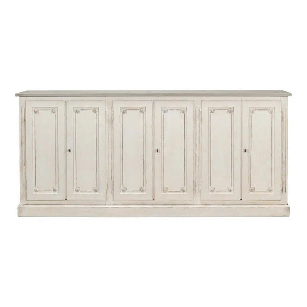 Bellagio Sideboard 96" White Grey Sideboards LOOMLAN By Sarreid