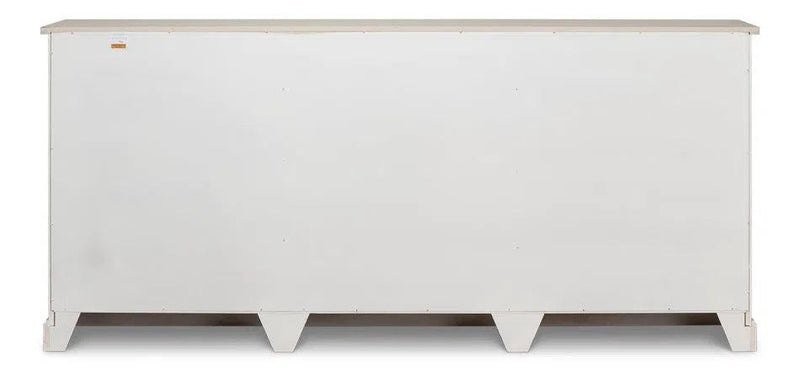 Bellagio Sideboard 96" White Grey Sideboards LOOMLAN By Sarreid