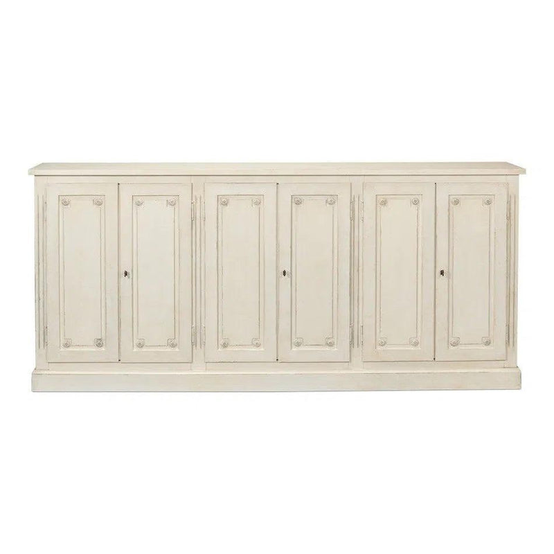 Bellagio Sideboard 96" White White Sideboards LOOMLAN By Sarreid