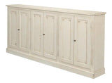 Bellagio Sideboard 96" White White Sideboards LOOMLAN By Sarreid