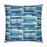 Bellamy Turquoise Blue Teal Large Throw Pillow With Insert Throw Pillows LOOMLAN By D.V. Kap