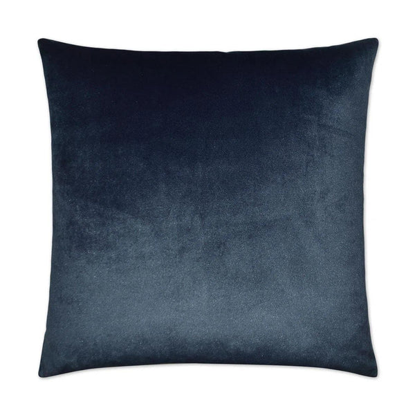 Belvedere Azure Solid Blue Large Throw Pillow With Insert Throw Pillows LOOMLAN By D.V. Kap