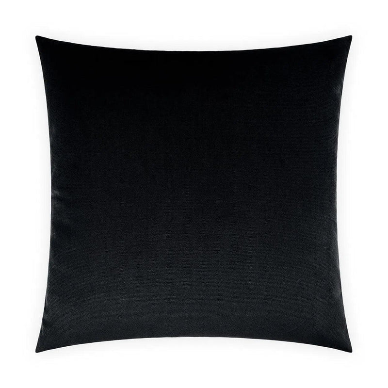 Belvedere Black Throw Pillow With Insert Throw Pillows LOOMLAN By D.V. Kap