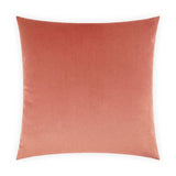 Belvedere Blush Coral Throw Pillow With Insert Throw Pillows LOOMLAN By D.V. Kap