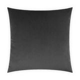 Belvedere Charcoal Grey Throw Pillow With Insert Throw Pillows LOOMLAN By D.V. Kap